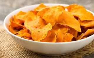 CHIPS DE CENOURA NA AIR FRYER