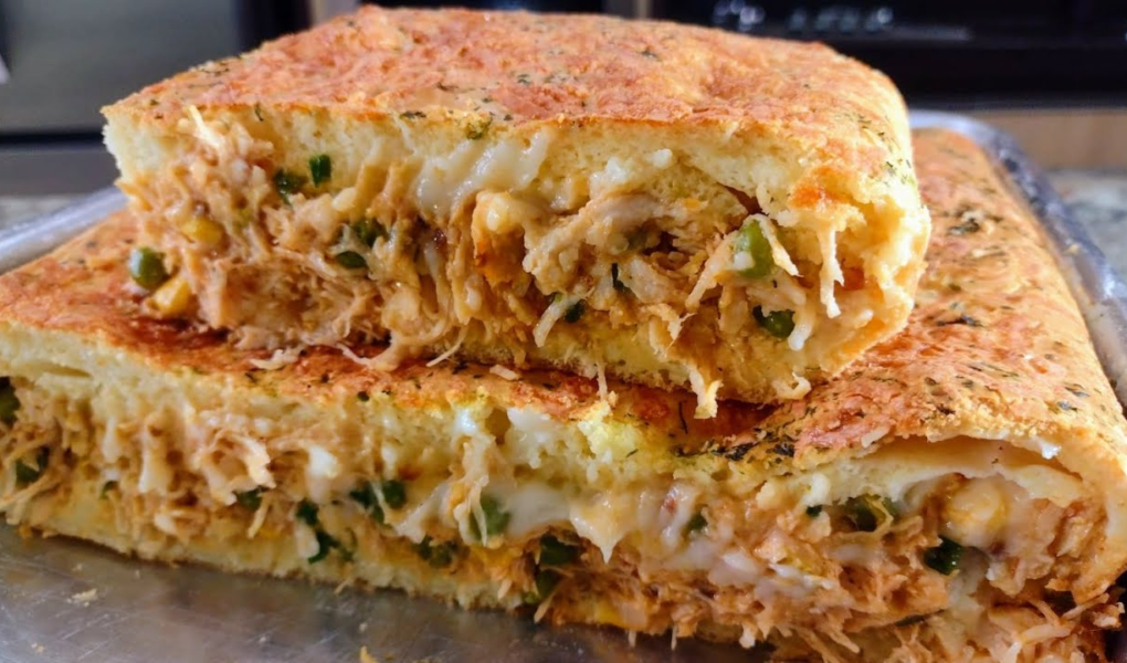 Torta de frango low carb