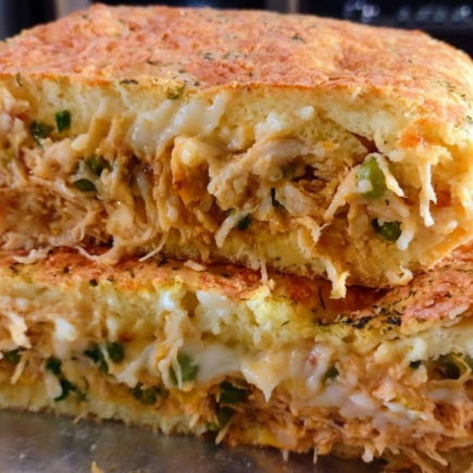 Torta de frango low carb