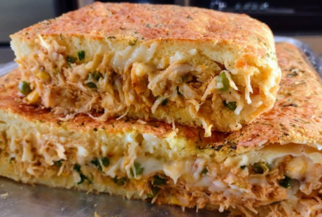 Torta de frango low carb