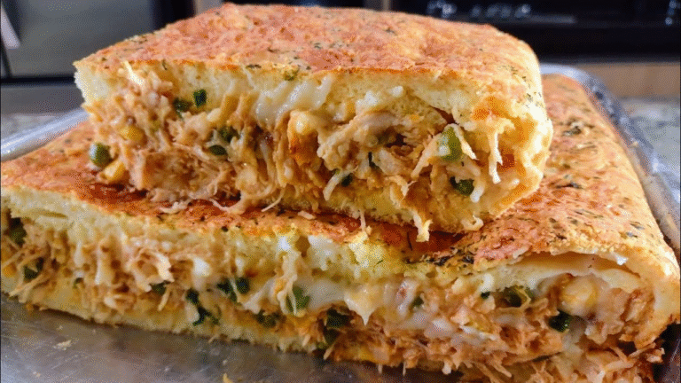 Torta de frango low carb