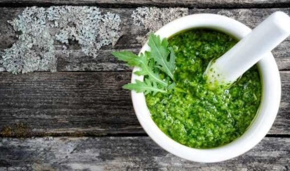 molho pesto de rucula