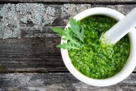 molho pesto de rucula