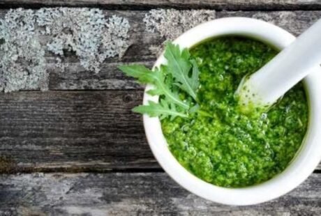 molho pesto de rucula