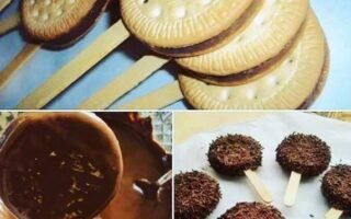 pirulito de chocolate