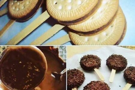 pirulito de chocolate