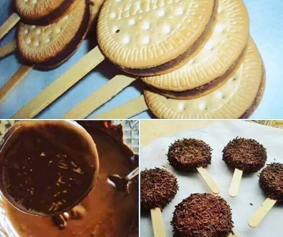 pirulito de chocolate