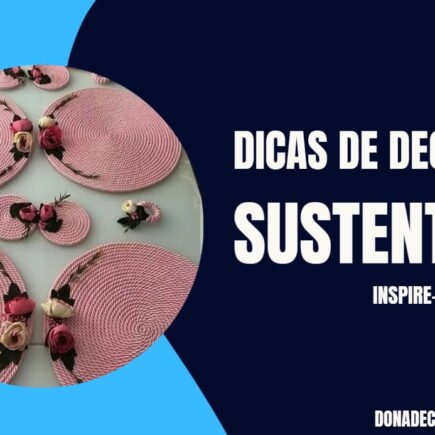 DICAS DE DECORAÇÃO SUSTENTÁVEL