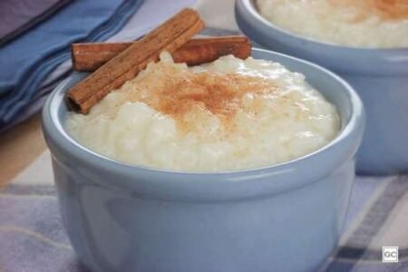 Arroz doce no microondas