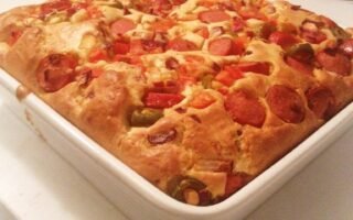 Bolo Salgado de Salsicha
