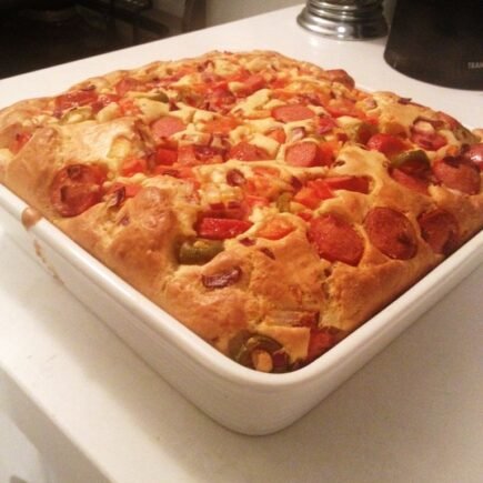 Bolo Salgado de Salsicha
