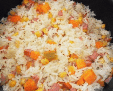 Arroz temperado Arroz temperado