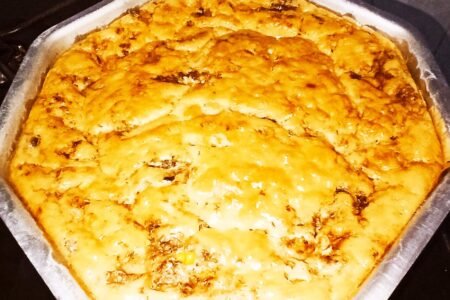 torta de sardinha simples e fofinha