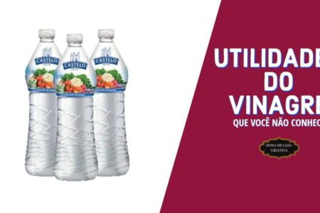 utilidades do vinagre que você não conhece