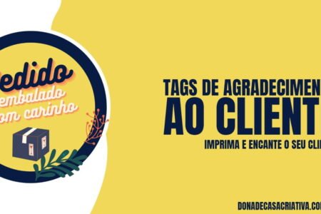 TAGS DE AGRADECIMENTO AO CLIENTE