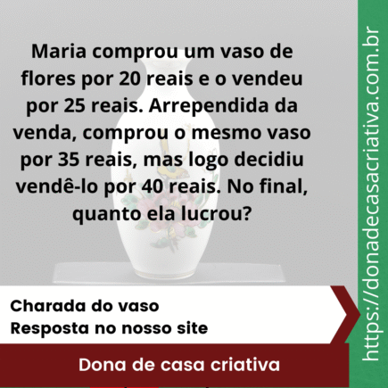 Charada do vaso charada do vaso