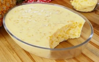 gelado de abacaxi