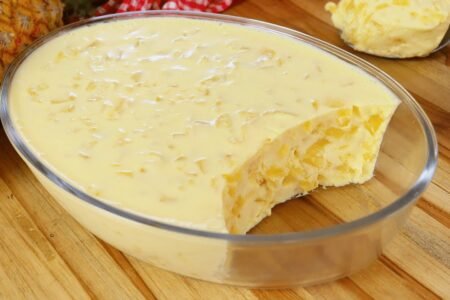 gelado de abacaxi