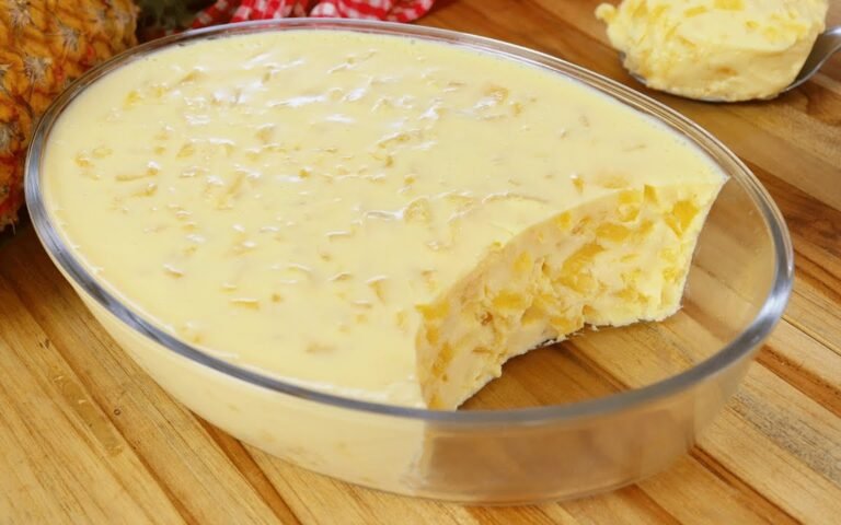gelado de abacaxi