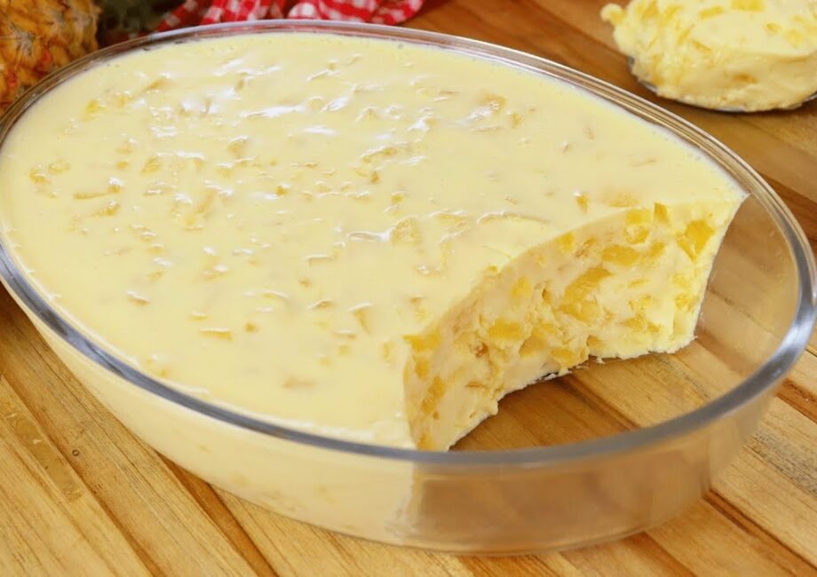 gelado de abacaxi