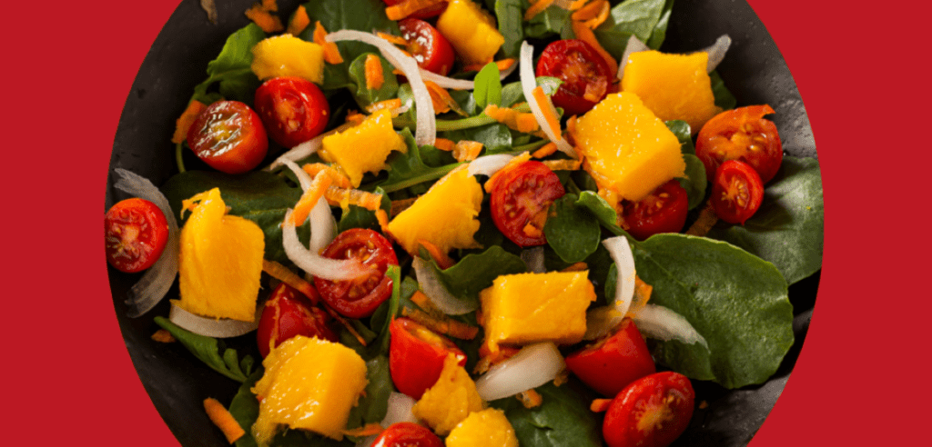 saladas para o almoço de Páscoa