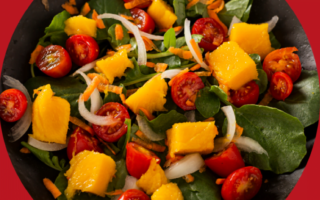 saladas para o almoço de Páscoa