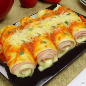 Como fazer canelone com massa de pastel