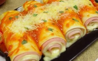 Como fazer canelone com massa de pastel