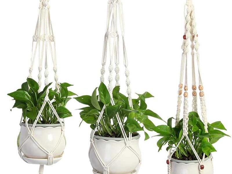 Como fazer macramê para pendurar plantas
