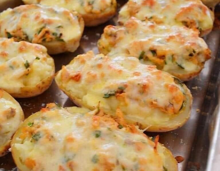 Batata Assada com Recheio de Frango batata assada com recheio de frango