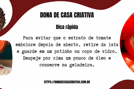 Como conservar molho de tomate