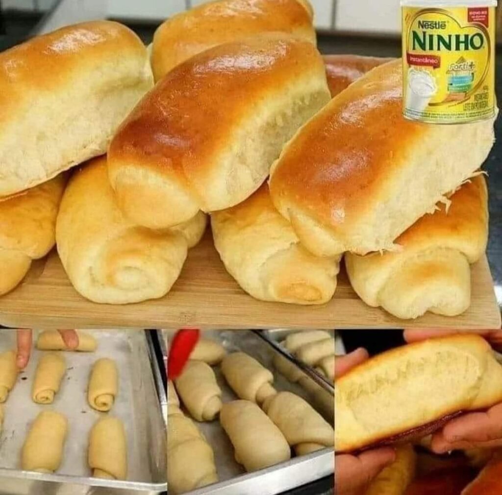 PÃO CASEIRO DE LEITE NINHO