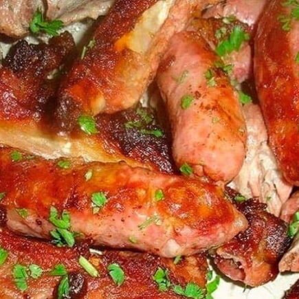 LINGUIÇA NA PANELA DE PRESSÃO
