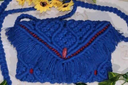 COMO FAZER MACRAME APRENDA A FAZER ESSA LINDA BOLSA