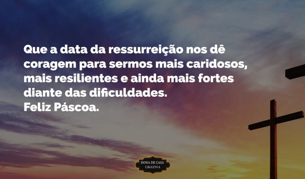 Mensagem de páscoa