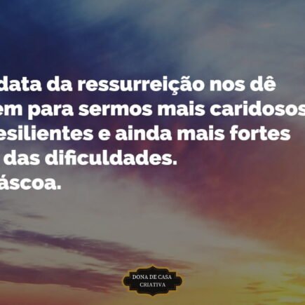 Mensagem de páscoa