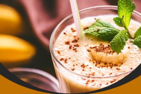 Smoothie de Banana SMOOTHIE DE BANANA - receitas saudáveis