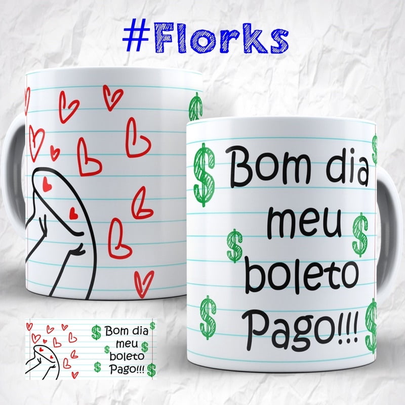 Canecas florks super engraçadas