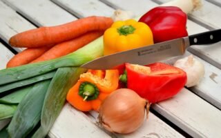 Como cortar vegetais como chef
