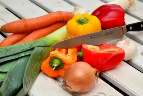 Como cortar vegetais como chef