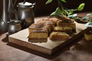 bolo de casca de banana