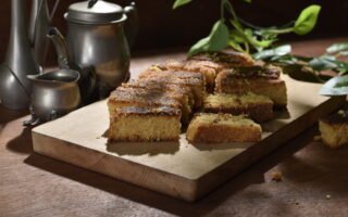 bolo de casca de banana