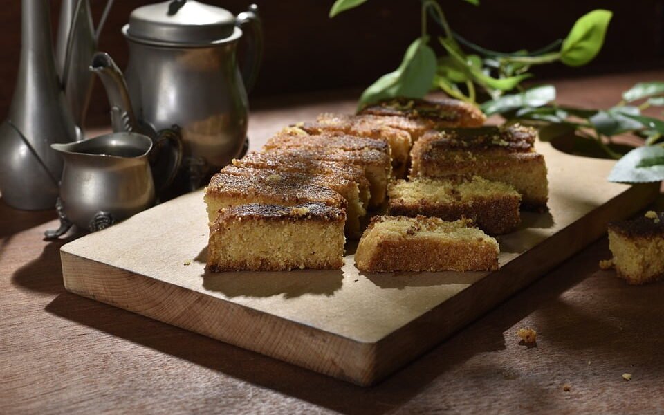 bolo de casca de banana