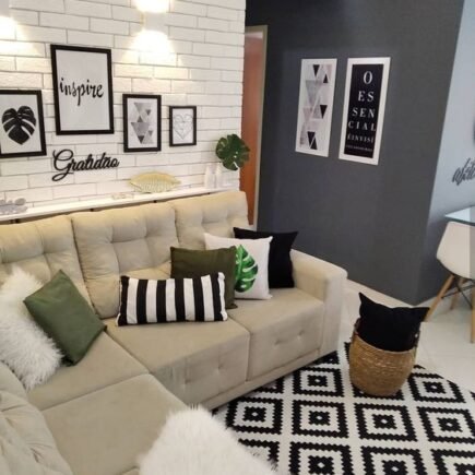 DECORAÇÃO DESCOMPLICADA SALA MODERNA