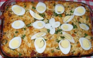 Arroz a carbonara