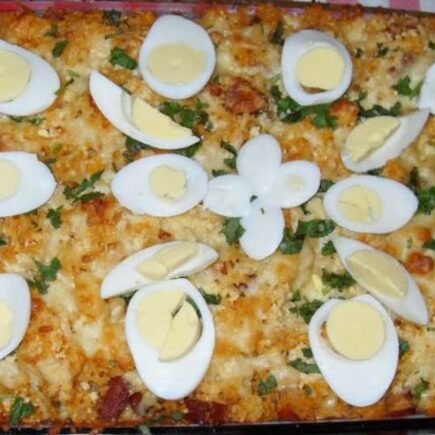 Arroz a carbonara