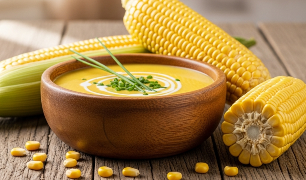 Receita de Creme de Milho