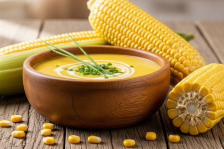Receita de Creme de Milho