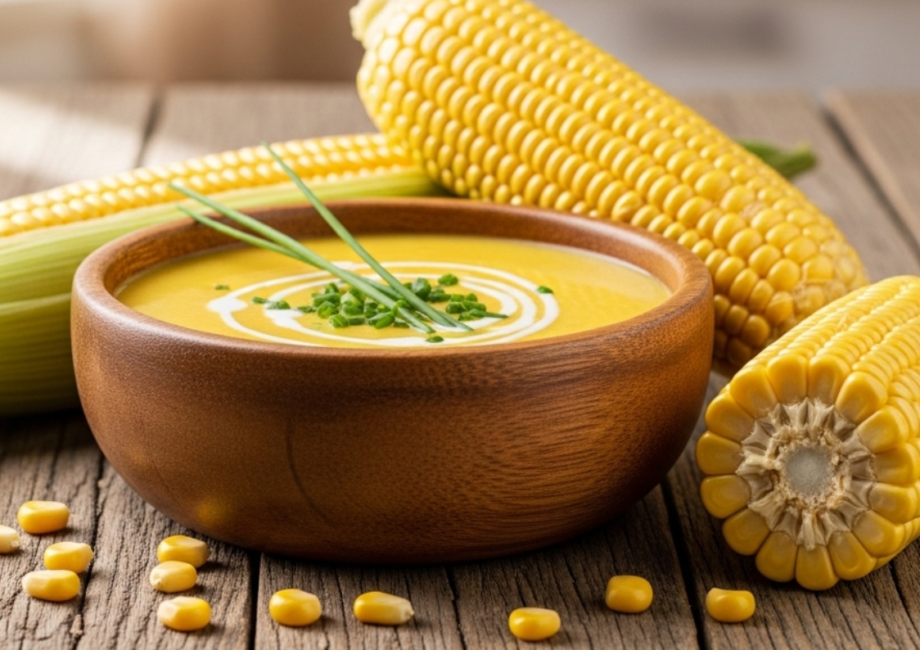 Receita de Creme de Milho