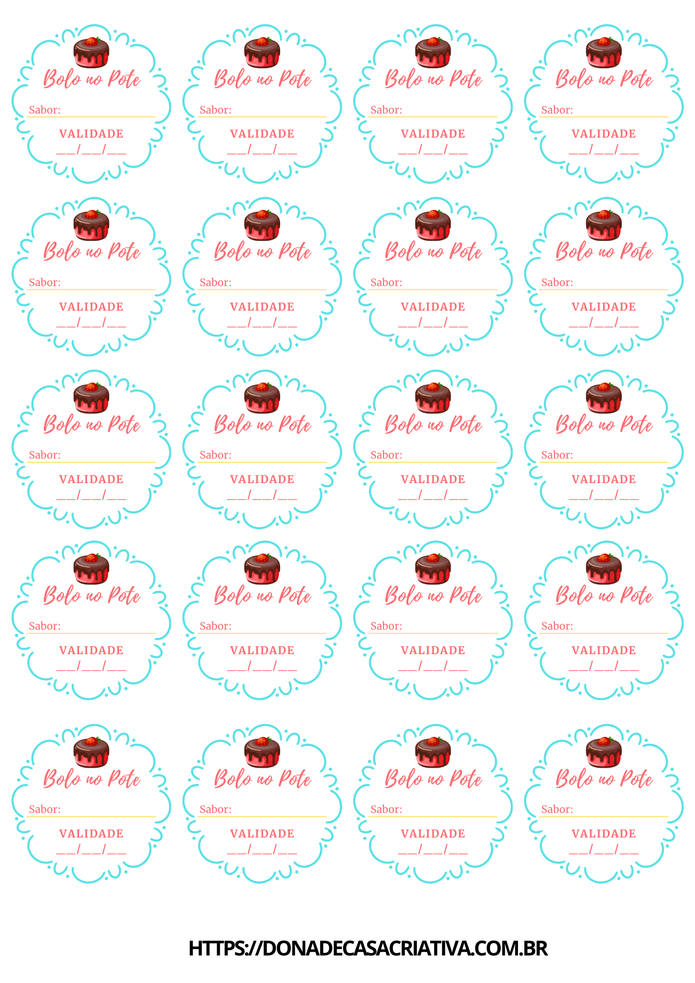 Etiquetas Para Imprimir